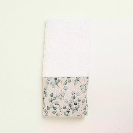 Eucalyptus Print Favor Towel 30 X 50cm 381196 Ntampoudis Ntm-381196