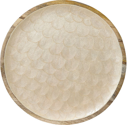 Beauty Home Decorative Tray Mango Wood 48 Cm