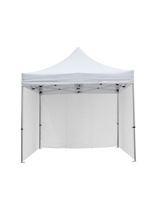 HomeMarkt Сгъваема киоска Градина Cressen Бял 3x3м