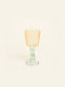 Beauty Home Glass Candle Holder 7.6 X 16 Cm Yellow