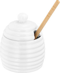 Horwood Oală de miere din Porțelan Alb 200ml 1pcs Horwood Oală de miere din Porțelan Alb 200ml 1pcs