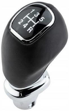 Black Chrome Gear Shift Knob Hyundai I20 Mk2 2014-2020 5 Speeds Gk1403