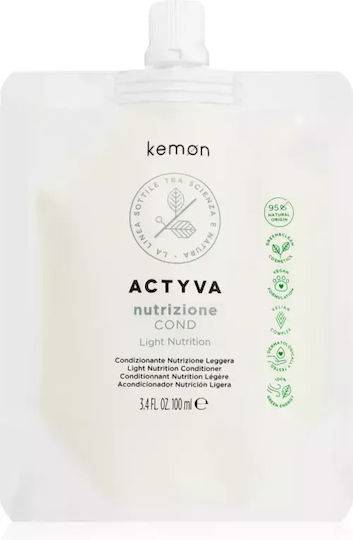 Kemon Actyva Nutrizione Conditioner für trockenes, geschädigtes Haar Kapazität 100 ml