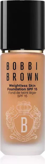 Bobbi Brown Gewichtlose Haut Foundation SPF 15 Lang anhaltende Feuchtigkeitsformel Farbton Warm Golden Volumen 30 ml
