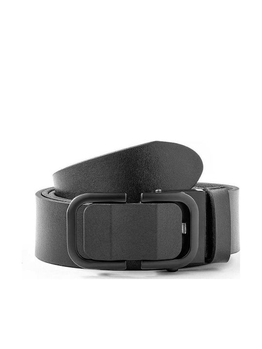 Jolar Herren Gürtel Leder Schwarz
