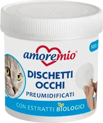 Amoremio Panacea Bio 100 Stück Katzen-Gesichtsreinigungstücher