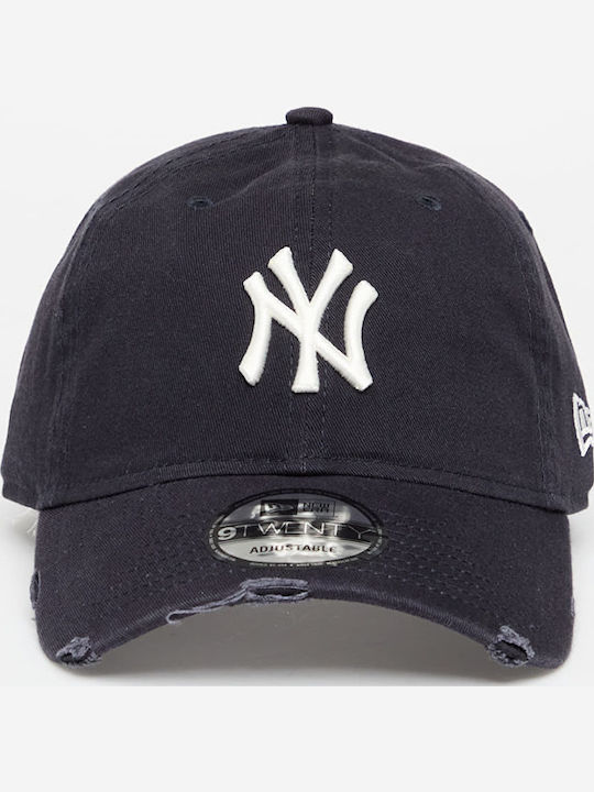 New Era Mlb Distressed 9twenty New York Yankees Navy White