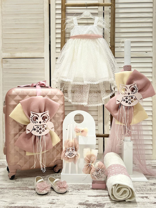 Carousel Baptism Set with Owl Theme