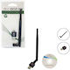 USB Network Adapter with Wireless Wi-Fi Connection 600Mbps and Detachable Antenna