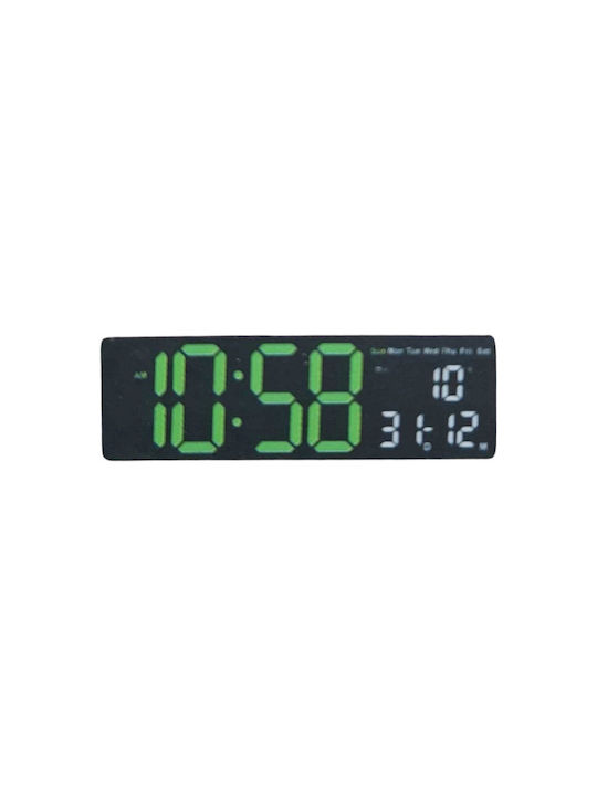 Tabletop Digital Clock Green 418684