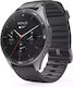 HAMA 7010 46mm Αδιάβροχο Smartwatch με Παλμογράφο (Μαύρο)