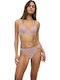 Amourette Hochtailliert Damen Boxer mit Spitze Pink
