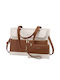 Set Women's Bag Shopper Shoulder Brown