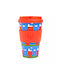 QuyCup Peanuts Κούπα Πλαστική με Καπάκι Πολύχρωμη 400ml