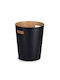 Waste Bin Waste Plastic Black 25x25x30cm 1pcs