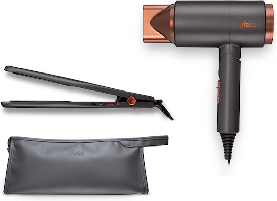 Uscător de păr Ufesa My Glamour Set 2200,0 W 3 trepte de putere pentru călătorii