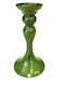 Green Metal Candle Holder D 11φ 20.5h Cm