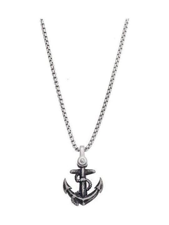 Senza Necklace Anchor from Steel