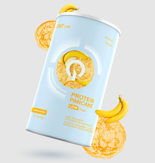 QNT Low Sugar Protein Pancake with Flavor Banana 500gr