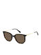 Polaroid Damen Sonnenbrille mit Braun Schildkröte Gestell und Braun Linse pld4185/s/x 086/SP