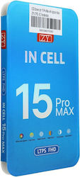 Οθόνη Zy-ltps Ic Transferable για iPhone 15 Pro max (Μαύρο) Οθόνη Zy-ltps Ic Transferable για iPhone 15 Pro max (Μαύρο)