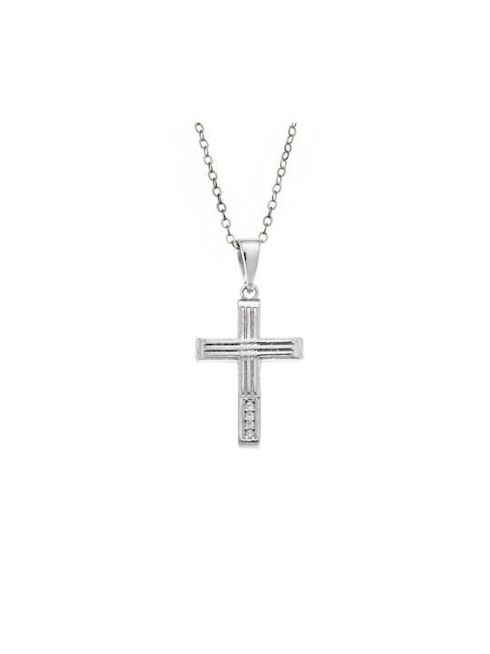 Senza Men's Cross from Silver