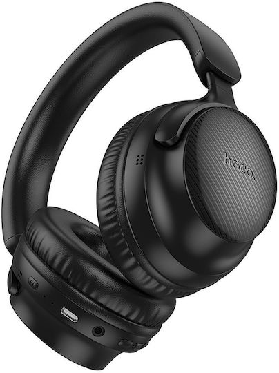 Hoco W53 Ασύρματα / Ενσύρματα Over Ear Ακουστικά με 46 ώρες Λειτουργίας Μαύρα