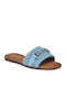 Women's Flat Sandals in Blue Color