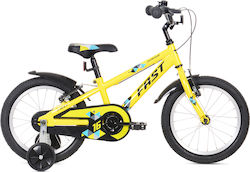 Fast 16" Kids Bicycle BMX Yellow