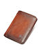Leather Men's Wallet Classic with RFID Tabac Brown