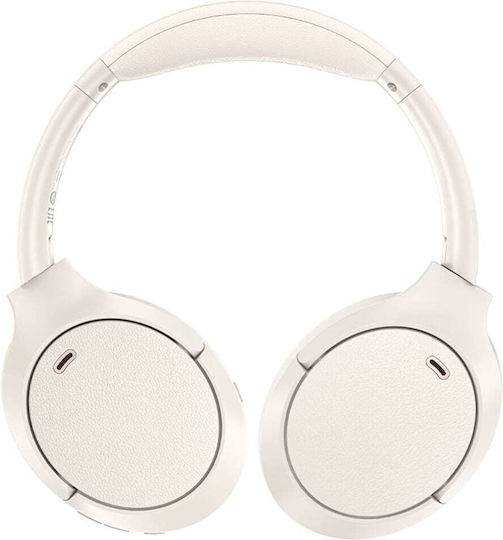 Acefast Wireless / Wired Over Ear Headphones with 55 hours of Operation and Quick Charge White