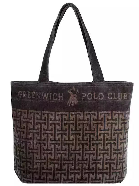 Greenwich Polo Club Fabric Beach Bag Brown