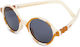 KiETLA Rozz Unbreakable Round Kids Sunglasses Beige for 4-6 Years