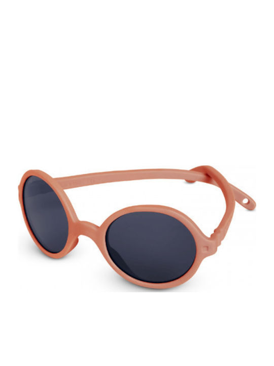 KiETLA Unbreakable Round Kids Sunglasses Pink F...