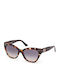 Guess Women's Sunglasses with Brown Tartaruga Plastic Frame and Gray Gradient Lens GU00204 52B