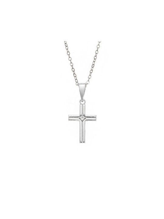 Senza Men's Cross from Silver