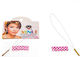Rhinestone-Haarnadeln im 12er-Pack - Pink