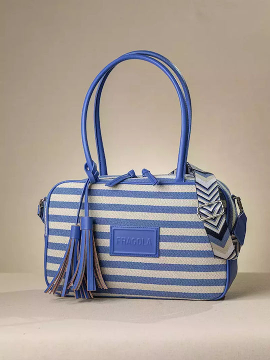 Fragola Damentasche Schultertasche Hellblau