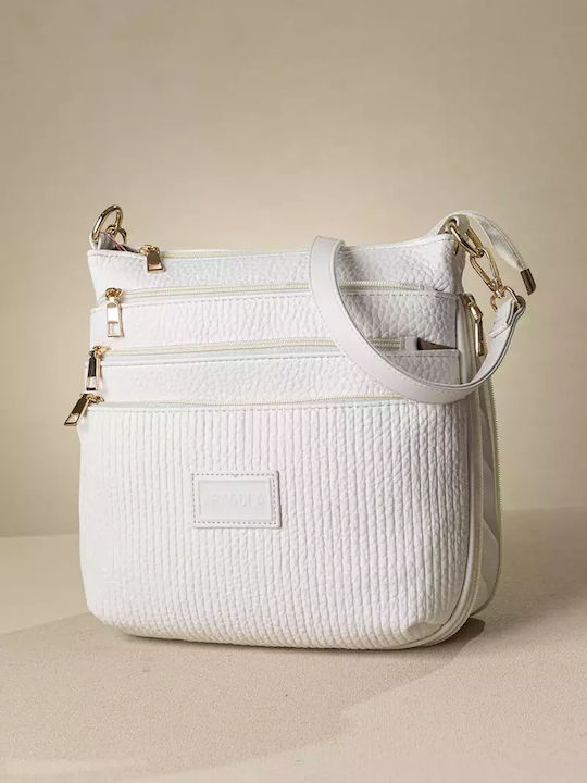 Fragola Damentasche Schultertasche Weiß