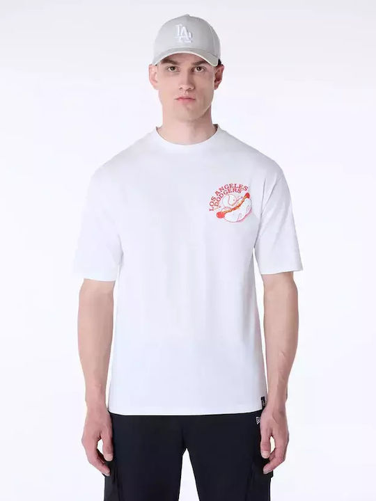 Los Angeles Dodgers Mlb Food T-shirt Off White