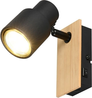 Trio Lighting Μονό Σποτ σε Μαύρο Χρώμα
