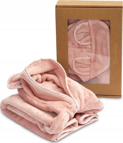 Sensillo Sensillo Baby Bademantel mit Kapuze Schmutzig Rosa 55cm