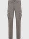 Trousers Cargo Elastic in Regular Fit Gray