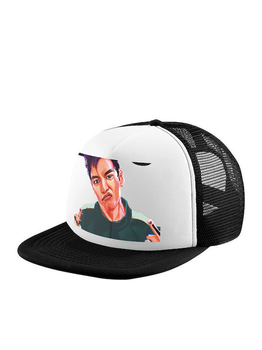 Squid Game 2 Thanos 230 Καπέλο Ενηλίκων Soft Trucker Δίχτυ Black White Polyester Ενηλικων Unisex One Size