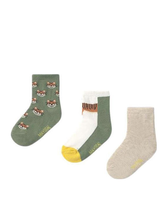 Mayoral Kids' Socks green 3 Pairs