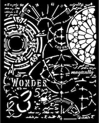 Thick Stencil Stamperia 20x25cm Master Magic Go...