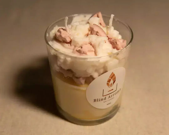 Dc-3005 Scented Soy Candle Vanilla Biscuit Vanilla-biscuit Jar 350ml Yellow White