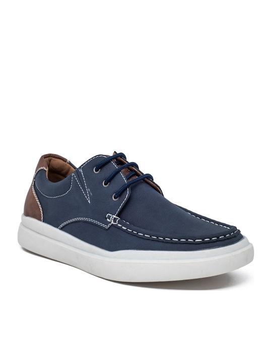 Herren Mokassins in Blau Farbe