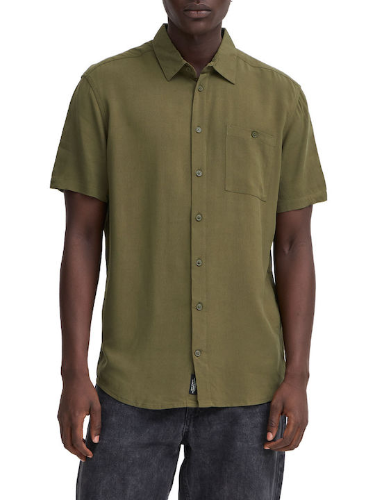 Blend Kurzärmlig Hemd Olive