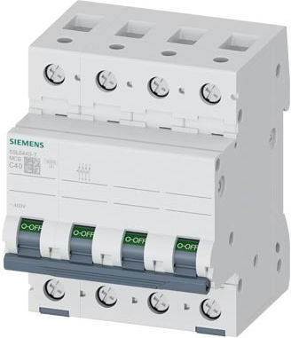 Siemens Automatic Circuit Breaker C 40a Four-Pole 5sl6440-7
